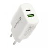 everActive Ładowarka USB/USB-C QC3.0 25W Biała
