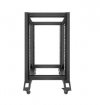 Lanberg Stojak Open Rack 18U 600x800mm czarny