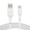 Belkin Kabel PVC USB-C do USB-A 15 cm biały