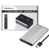 Qoltec Obudowa | kieszeń do dysków HDD SSD 2.5 SATA3 | USB 3.0 | Srebrna