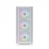 Thermaltake Obudowa - H570 Tempered Glass 3x12cm ARGB Snow