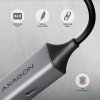 AXAGON ADE-TXPD Karta sieciowa Gigabit Ethernet adapter, USB-C 3.2 Gen 1, instalacja automatyczna, Asix AX8817, PD 100W