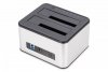 Digitus Stacja dokująca USB 3.0 Super Speed do 2x SSD/HDD 2.5/3.5 SATA III max.2x20TB z funkcją klonowania