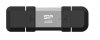 Silicon Power Pendrive C51 64GB USB-A USB-C 120 MB/s srebrny