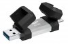 Silicon Power Pendrive C51 64GB USB-A USB-C 120 MB/s srebrny