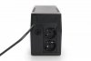 Digitus UPS Line-Ineractive LED BASIC, 600VA/360W, 1x12V/7Ah, AVR, 2x Schuko CEE 7/3