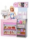 Mattel Zestaw z lalką baristką Barbie Kawiarnia