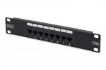 Digitus Patch panel 10 8 portów, kat.5e, U/UTP, 1U, czarny (kompletny)