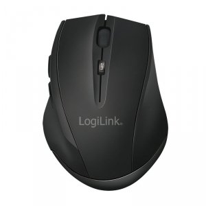 LogiLink Mysz bezprzewodowa BT 5.0,ergonomiczna, czarna
