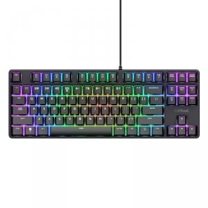 Trust Klawiatura GTX 864 Cada TKL compact gamingowa mechaniczna