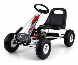Milly Mally Gokart na pedały Thor Biały