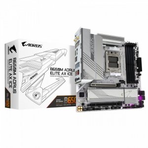 Gigabyte Płyta główna B650M A ELITE AX ICE HDMI/DP M2 m.ATX