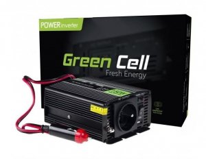 Green Cell Przetwornica 12V/230V 150W/300W Mod sinus