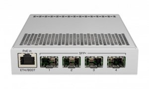 Mikrotik Przełącznik 1xGbE 4xSFP+   CRS305-1G-4S+IN