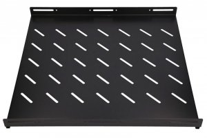 Extralink Półka 1U 500 mm czarna 19 cali
