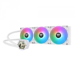 Thermaltake Chłodzenie wodne - TH420 V2 Ultra ARGB (3x140mm) miedź, 2.1 LCD Snow