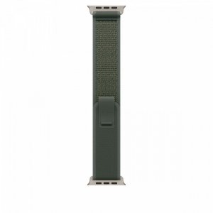 Apple Opaska Trail w kolorze zielonym do koperty 49 mm - rozmiar S/M - elementy z tytanu w kolorze naturalnym