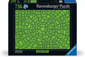 Ravensburger Polska Puzzle 736 elementów Krypt Neon Zielony