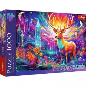 Trefl Puzzle 1000 elementów DreamScapes Mistyczny jeleń