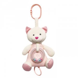 TULILO Pozytywka Miś 18 cm różowy
