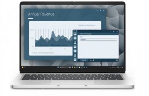 Dell Laptop Dell Pro 14 PC14255/AMD Ryzen AI 7 350/16GB/512GB SSD/14.0 FHD+/Radeon 860M/FgrPr/FHD/IR Cam/Mic/WLAN+ BT/Backlit Kb