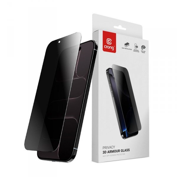 CRONG Hartowane szkło prywatyzujące Privacy 3D Armour Glass do iPhone Air