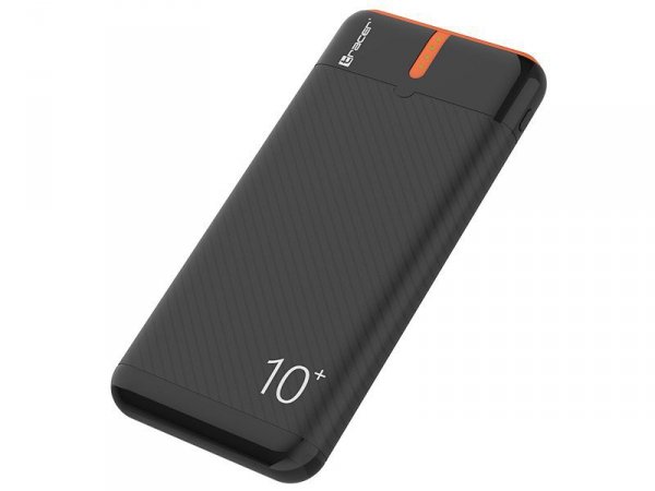 Tracer PowerBank EnerGo 10000mAh czarno-pomarańczowy