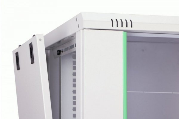 Digitus Szafa sieciowa wisząca Dynamic 19" 16U rack 785x600x450mm, drzwi szyba, szara, niezłożona, 60kg