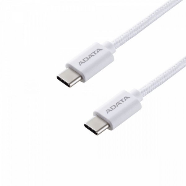 Adata Kabel USB-C do USB-C 2.0/100W 200cm biały