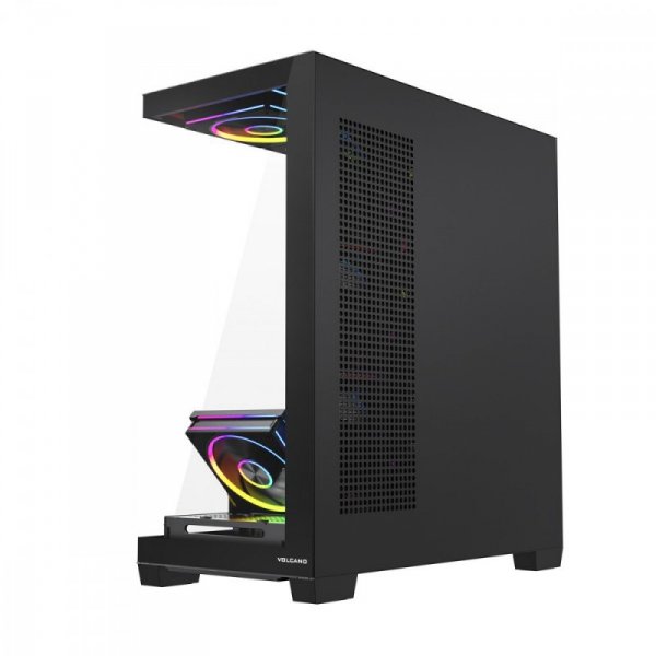 MODECOM Obudowa PC VOLCANO STELLAR PLUS ARGB MIDI 8F Czarna