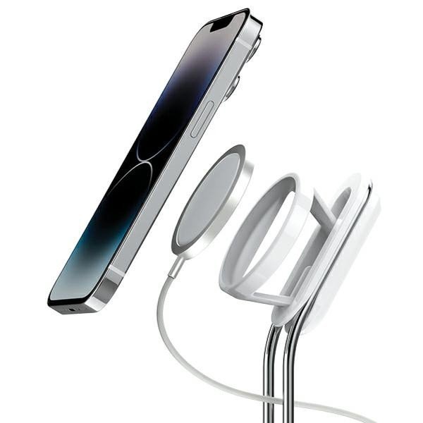 SODI Stojak MagSafe SIM-300 na smartfon srebrny