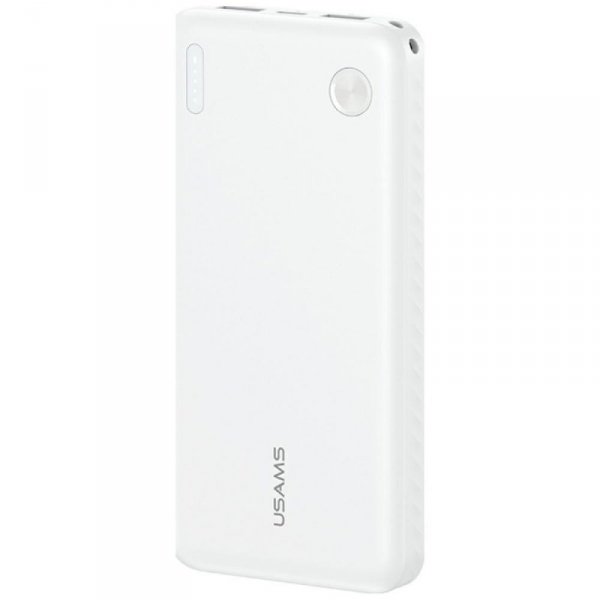 USAMS Powerbank PB83 10000mAh PD 2xUSB-A USB-C biały