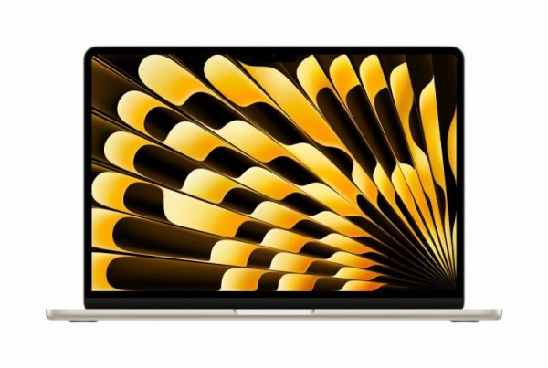 Apple MacBook Air 13.6 cala: M5 10/8, 16GB, 512GB SSD, bez zasilacza - Księżycowa poświata