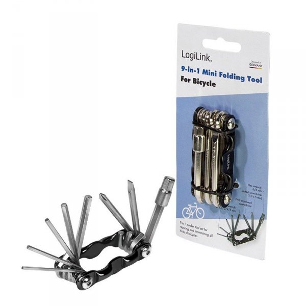 LogiLink Mini narzędzie do roweru, 9w1