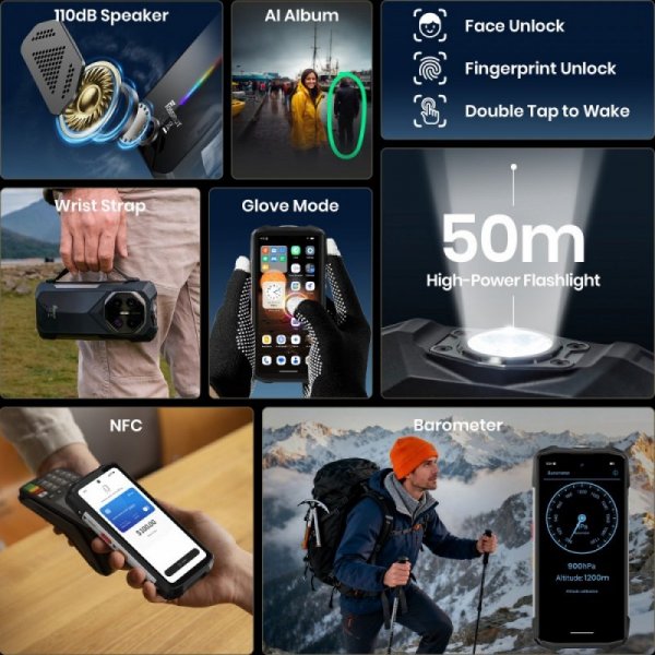 Fossibot Smartfon F113 gray