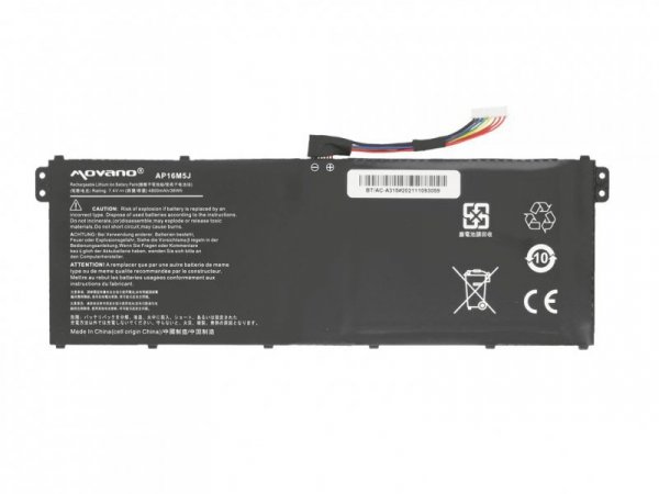 Movano Bateria AP16M5J do Acer Aspire 3 A314 A315 A317 - 4800 mAh (36 Wh)