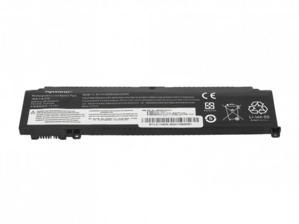 Movano Bateria do Lenovo ThinkPad T460s T470s - przednia - 2000 mAh (23 Wh)