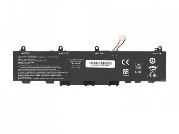 Movano Bateria CC03XL do HP EliteBook 830 840 G7 G8 ZBook Firefly 14 G7 G8 - 4500 mAh (51 Wh)