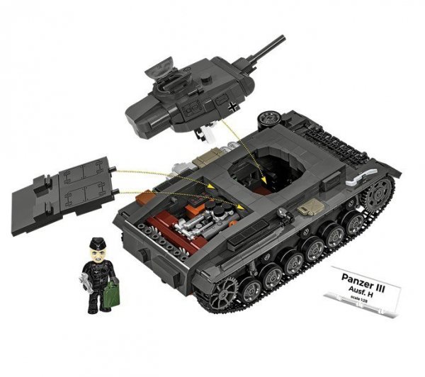 Cobi Klocki Klocki Panzer III Ausf.H 963 elementy