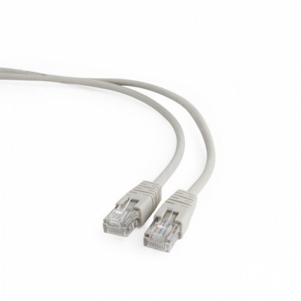 Gembird Patchcord kat.5e oslonka zalewana 1.5M szary