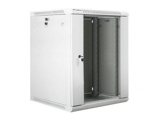 Lanberg Szafa instalacyjna wisząca 19&#039;&#039; 15U 600X600mm szara (drzwi       szklane)