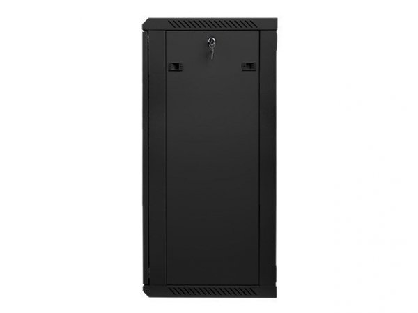 Lanberg Szafa instalacyjna wisząca 19&#039;&#039; 22U 600X450mm czarna (drzwi      szklane)
