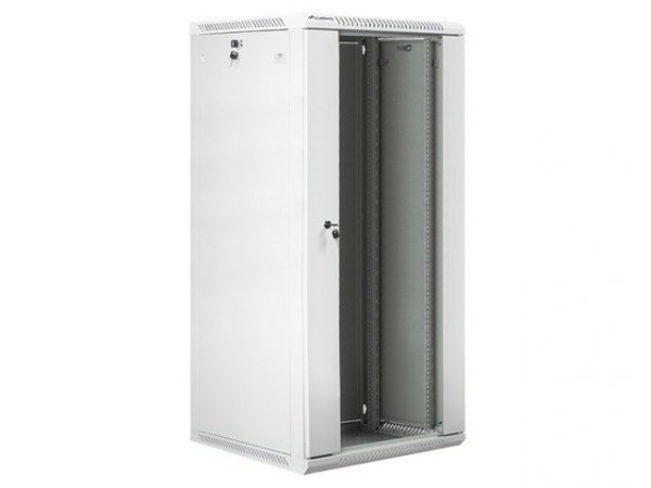 Lanberg Szafa instalacyjna wisząca 19&#039;&#039; 27U 600X600mm szara (drzwi       szklane)
