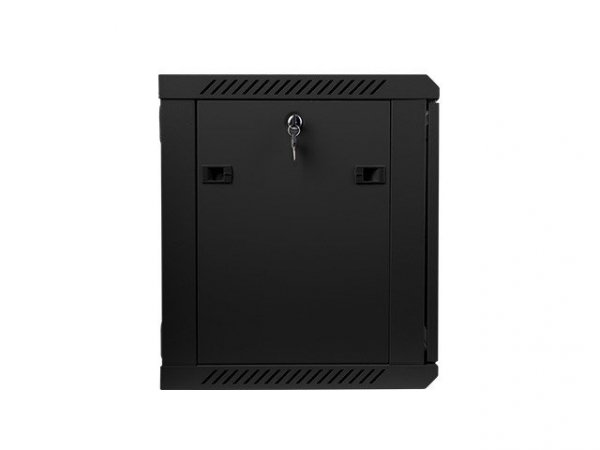 Lanberg Szafa instalacyjna wisząca 19&#039;&#039; 9U 600X450mm czarna (drzwi       szklane)