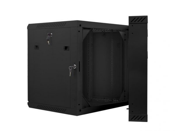 Lanberg Szafa instalacyjna wisząca dwusekcyjna 19&#039;&#039; 12U 600X600mm czarna
