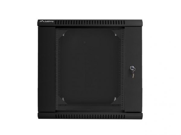 Lanberg Szafa instalacyjna wisząca dwusekcyjna 19&#039;&#039; 12U 600X600mm czarna