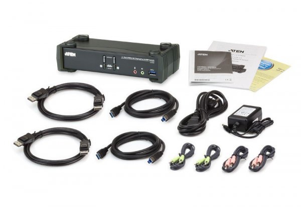 ATEN Przełącznik KVMP USB 3.0 4K DisplayPort CS1922