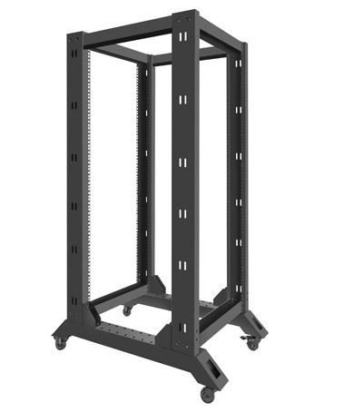 Lanberg Stojak Open Rack 27U 600x800mm czarny