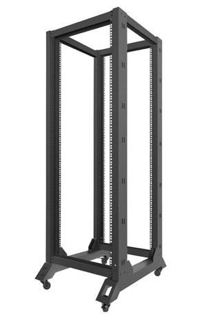Lanberg Stojak Open Rack 32U 600x800mm czarny