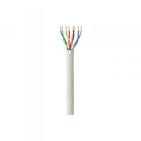 Techly Kabel instalacyjny skrętka UTP Cat6 4x2 drut CCA 305m szary